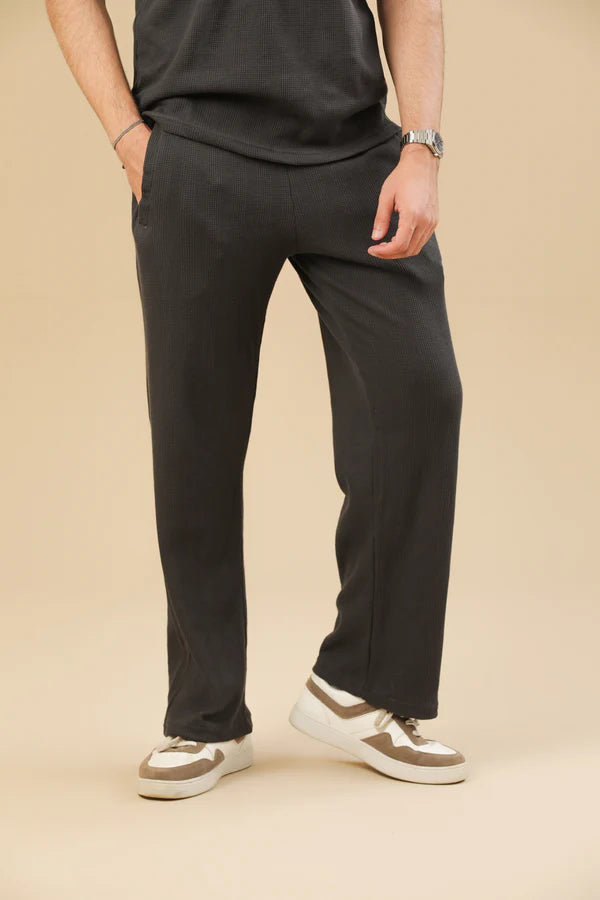 Black Drop Needle Coord Set - 2PC - Men